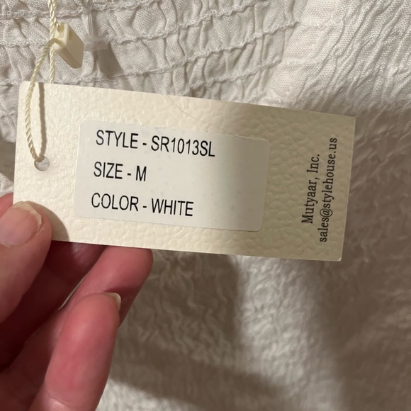 NWT SIM & SAM TANK SHIRT - size M - Picture 3 of 6